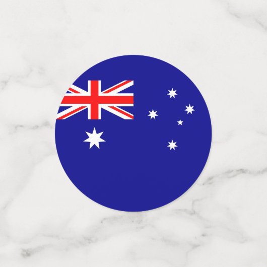 Tischkonfetti mit Flagge Australiens Konfetti (Klein Vorderseite)