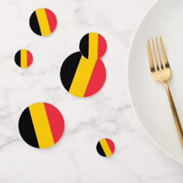 Tischkonfetti mit Flagge Belgiens Konfetti