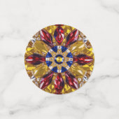 Tischkonfetti mit kolumbianischen Farben Konfetti (Klein Vorderseite)