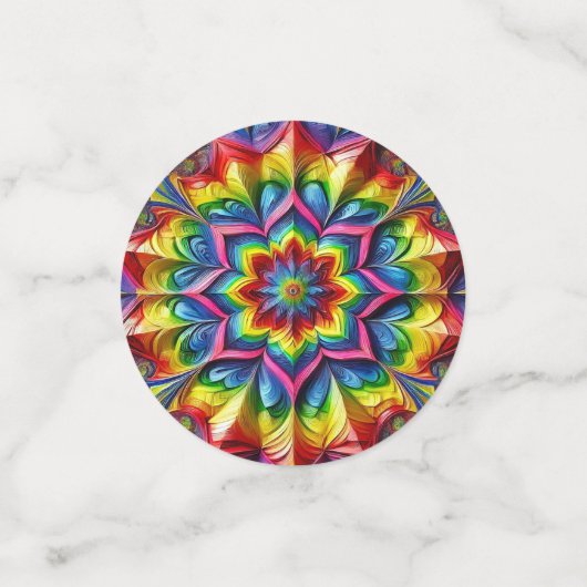 Tischkonfetti mit LGBTQ-Farben Konfetti (Klein Vorderseite)