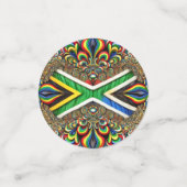 Tischkonfetti mit südafrikanischen Farben Konfetti (Klein Vorderseite)