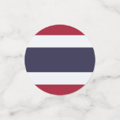 Tischkonfetti mit thailändischer Flagge Konfetti (Klein Vorderseite)