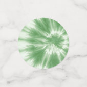 Tischkonfetti mit weichgrüner Krawatte Konfetti (Klein Vorderseite)