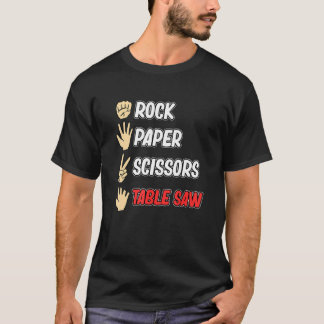 Tischkreissäge Tischler Holzarbeiten Tischler T-Shirt
