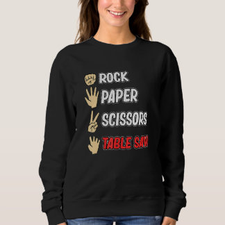 Tischkreissäge Tischler Holzbearbeitung Zimmerleut Sweatshirt