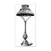 Tischlampe Vintager Gummi Briefmarke Gummistempel (Prägung)