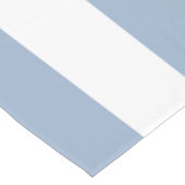 Tischläufer Blau Weiß Streifen (Ecke)