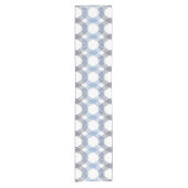 Tischläufer für Navy Blau, Cobalt Interlocking Lin (Vorderseite)