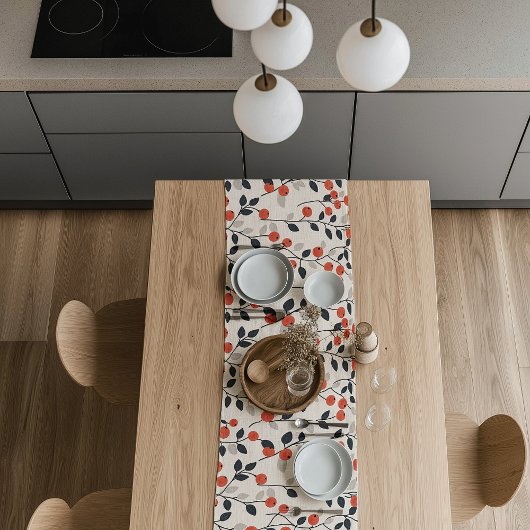 Tischläufer für skandinavische Berry Branchen