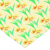 Tischläufer Gelb und Rot (Ecke)