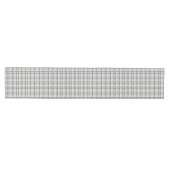 Tischläufer grau Kariert (Horizontal)