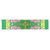 Tischläufer grün, rosa, gelb (Horizontal)
