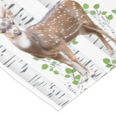 Tischläufer Hirsch Dock Buck Wald Wald Jagd Land (Ecke)