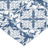 Tischläufer in Blau und Weiß (Ecke)