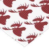 Tischläufer-Karierter Elch Kurzer Tischläufer (Ecke)
