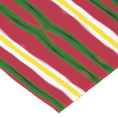 Tischläufer Kwanzaa Streifen (Ecke)