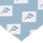 Tischläufer mit Blumenquadrat-Design (Ecke)