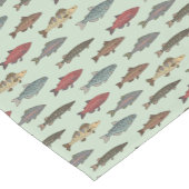 Tischläufer mit Fischmotiv (Ecke)