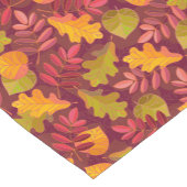 Tischläufer mit Herbstfarbenblättern (Ecke)