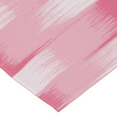 Tischläufer mit rotem und weißem Muster (Ecke)