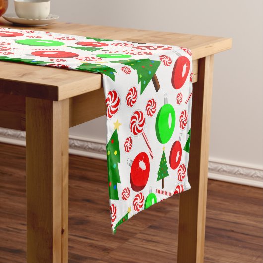 Tischläufer mit Weihnachtsmuster (Beispiel)