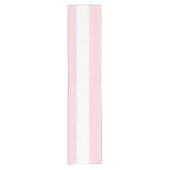 Tischläufer Rosa & Weiß gestreift (Vorderseite)