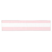 Tischläufer Rosa & Weiß gestreift (Horizontal)