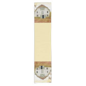 Tischläufer Sunset Stall Land Rustikaler Feldweg (Vorderseite)