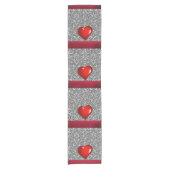 Tischläufer Valentinstag Herz (Vorderseite)
