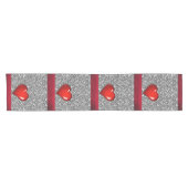 Tischläufer Valentinstag Herz (Horizontal)
