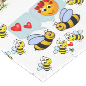 Tischläufer Valentinstag Hummel (Ecke)