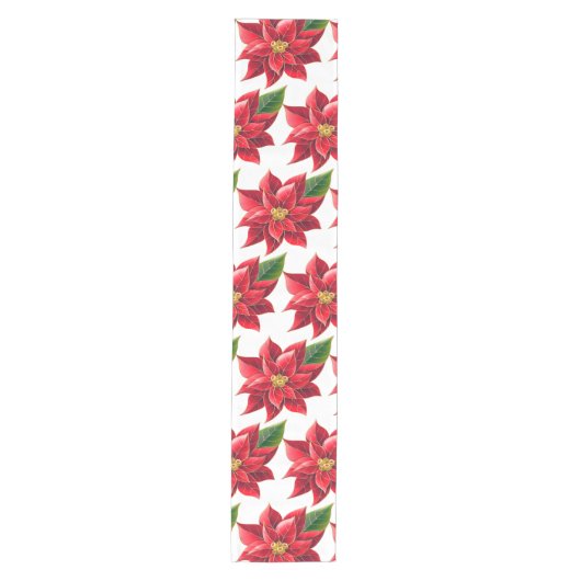 Tischläufer Weihnachten Poinsettias (Vorderseite)