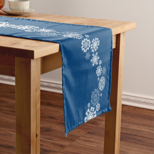 Tischläufer Weihnachtsschneeflocken (Beispiel)