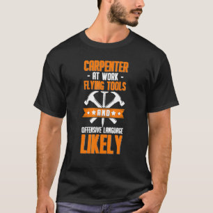 Tischler am Arbeitsplatz T-Shirt