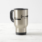 Tischler-Bau-Erbauer Reisebecher (Vorderseite Links)