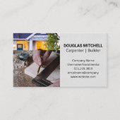 Tischler | Bauarbeiter | Haus Visitenkarte (Vorderseite)