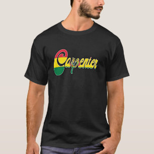 Tischler Bolivianisch Vintage-Erbe DNA-Flagge T-Shirt