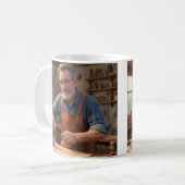 Tischler/Holzarbeiter Kaffeetasse (Vorderseite Links)