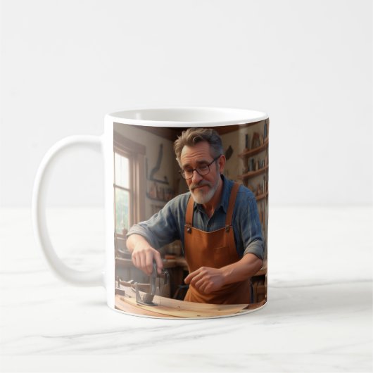 Tischler/Holzarbeiter Kaffeetasse (Links)