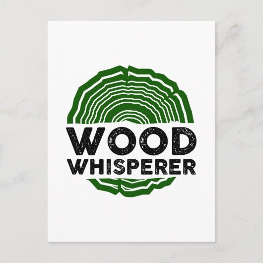 Tischler - Holzflüster Postkarte (Vorderseite)