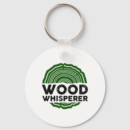 Tischler - Holzflüster Schlüsselanhänger (Vorderseite)