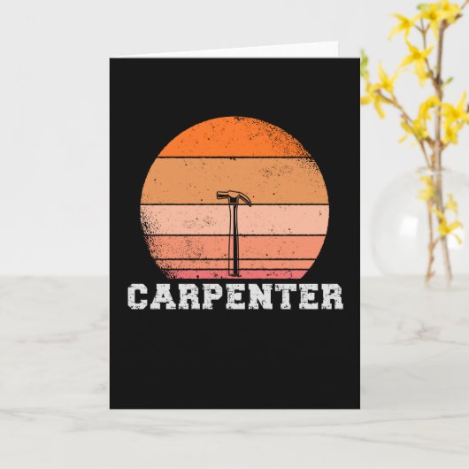 Tischler Karte (Gelbe Blume)