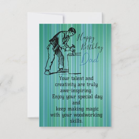 Tischler Karte (Vorderseite)