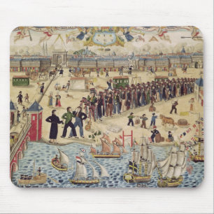 Tischler-Lehrlinge am Ende ihres Ausflugs Mousepad