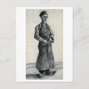 Tischler mit Schürze, Vincent van Gogh Postkarte