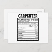 Tischler Postkarte (Vorne/Hinten)