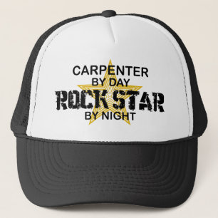 Tischler-Rockstar bis zum Nacht Truckerkappe