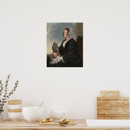 Tischler - Selbstportrait Poster (Küche)