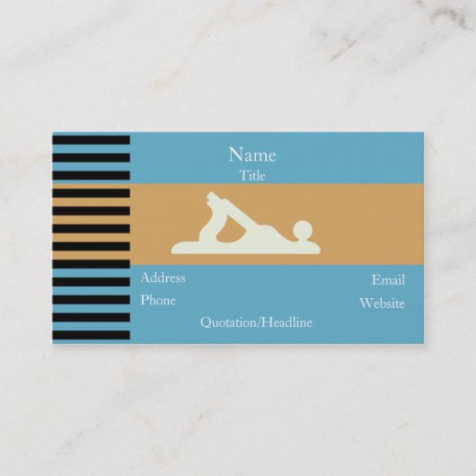 Tischler - Visitenkarte (Vorderseite)