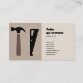 Tischler Visitenkarte (Rückseite)